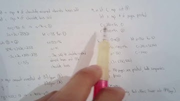 MPM2D 1.4b Problem Solving with Linear Systems Homework Solutions