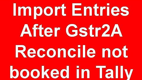 Import pending bill to tally after gstr2a reconciliation | gstr2a reconciliation by webtel | webtel