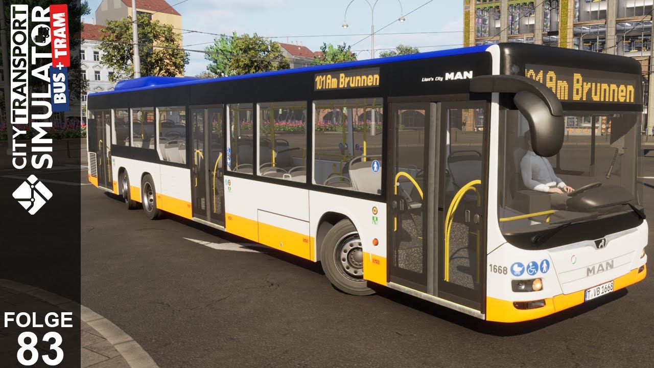 NEUE GT6 Tram UND MAN Lion's City A26 & A47 | City Transport Simulator🚉 | 