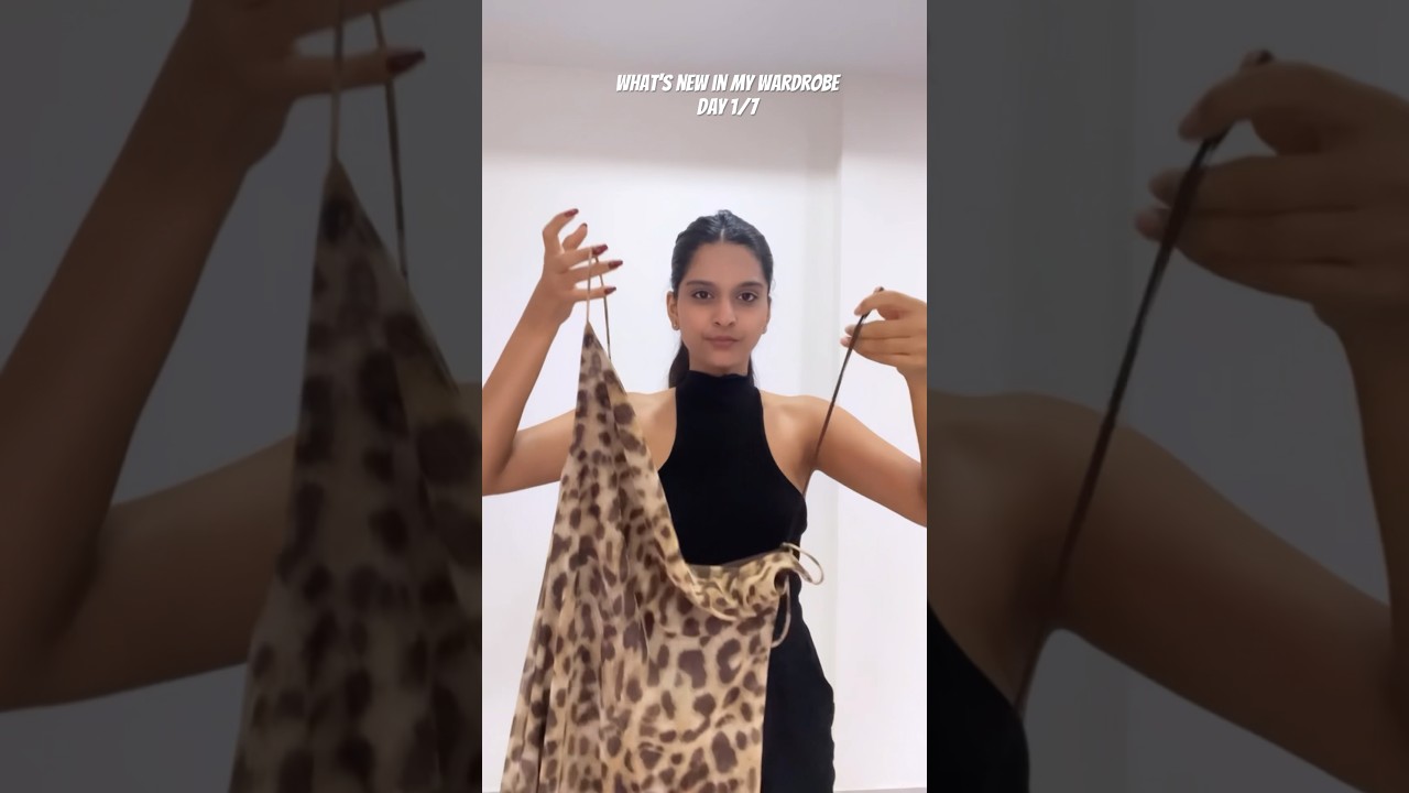 Day 1/7. Got this leopard print dress 