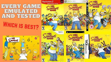 Every "The Simpsons Game" Emulated At 4k