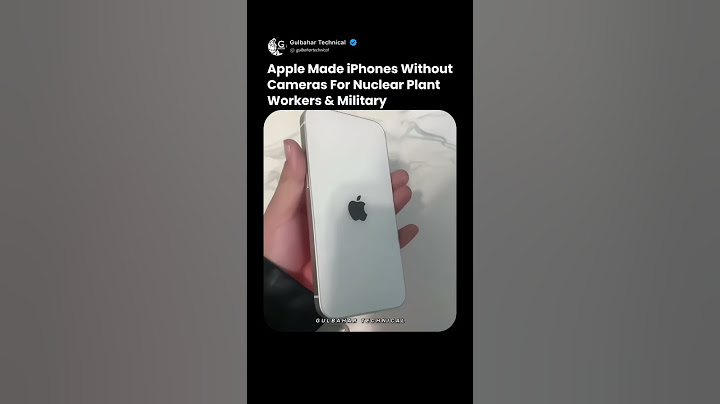Apple Made iPhones Without Cameras for Nuclear Workers! 🤯📱