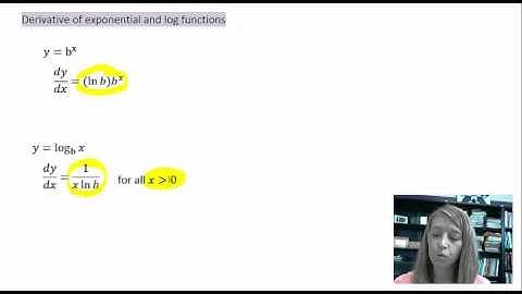 5.3.4 Derivative of Exponential and Logarithm Functions.