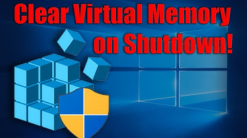 Clear Virtual Memory On Shutdown AUTOMATICALLY! (Registry Edit Tweak)
