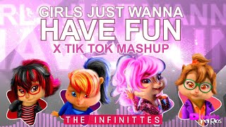 The Infinittes - &#39;Girls Just Wanna Have Fun/Tik Tok&#39; [Lyrics video]