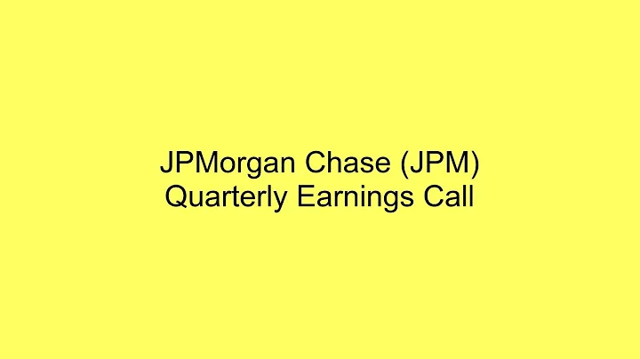 JPMorgan Chase (JPM) Quarterly Earnings Call Summary