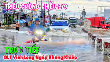 Trực Tiếp Triều Cường Ngập Quốc Lộ 1 Bình Minh Vĩnh Long Lập Đỉnh Lịch Sử