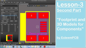 Lesson-3: Footprints and 3D Models of Components in Altium Designer 18 (Part-2)