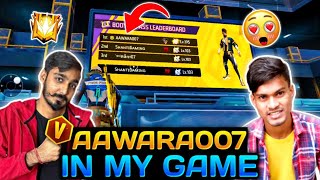 AAWARA007 in my ranked match 😱 || Can I Kill Aawara Bhai ?