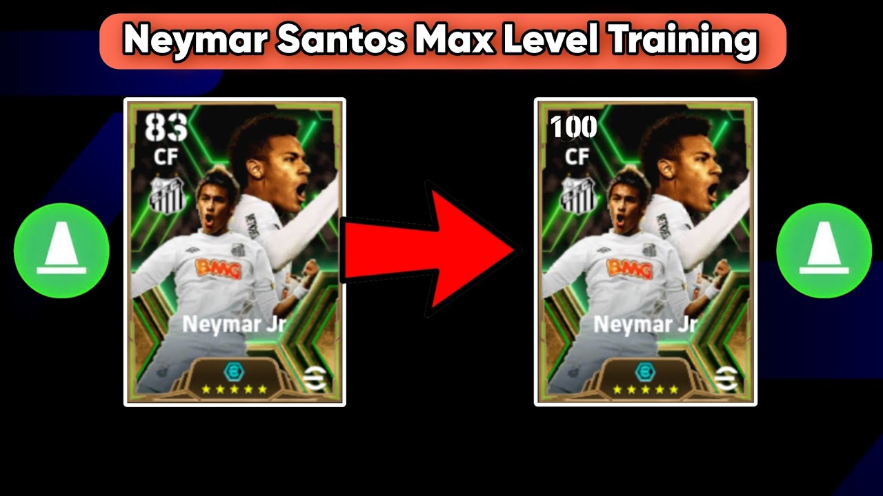 How to train Epic Neymar Jr Santos card in eFootball 2024 Mobile