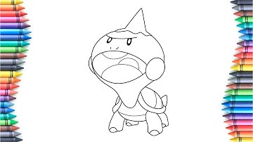 Coloring Chewtle Pokemon