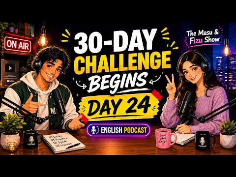 Day 24: 99 Sentences Shadowing Practice | Speak English Fluently in 30 Days | English Podcast