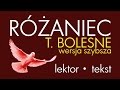 Różaniec - Tajemnice BOLESNE | wersja SZYBSZA