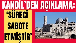 İka K - C - Kden Halep Açıklaması: Süreci Sabote Etmiştir