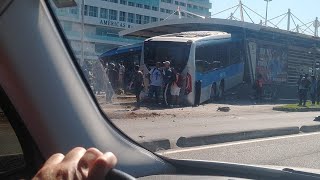 ACIDENTE INTERLAGOS NO BRT TRISTE 😓😓