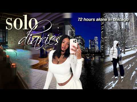 72 HRS ALONE IN CHICAGO 🌃 | late night side quests + boat tour + first solo trip + spa day + more!