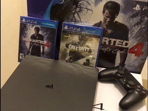 PS4 Uncharted 4 & Call of Duty Legacy Edition Infinite Warfare console bundle Quick Unboxing review