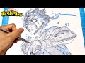 【僕のヒーローアカデミア FINAL SEASON】頑張れ緑谷出久イラスト簡単描き方