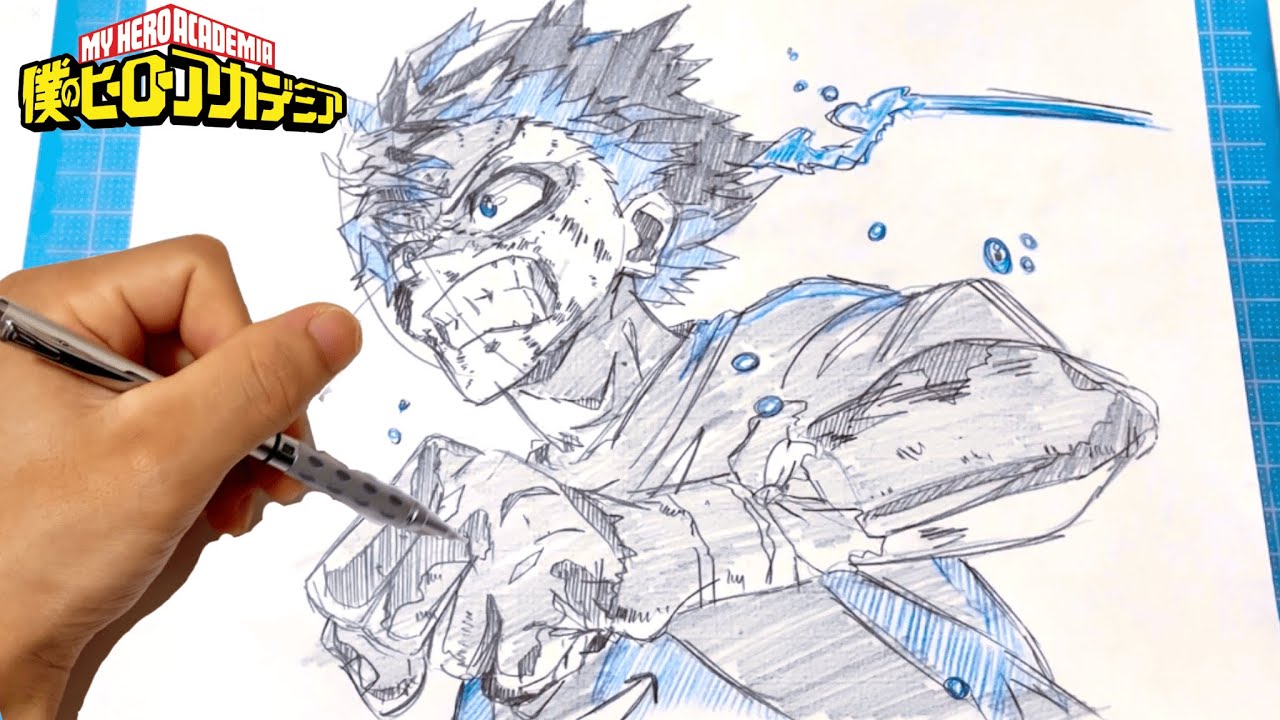 My Hero Academia FINAL SEASON] Easy drawing of Izuku Midoriya