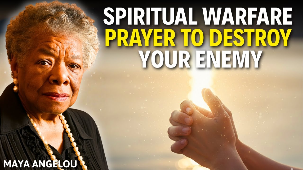 10 Warfare Prayers | Silence Your Enemies And Disrupt Their Plans Now | Maya Angelou