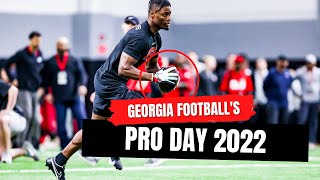 Workouts and Position Drills from UGA's Pro Day 2022