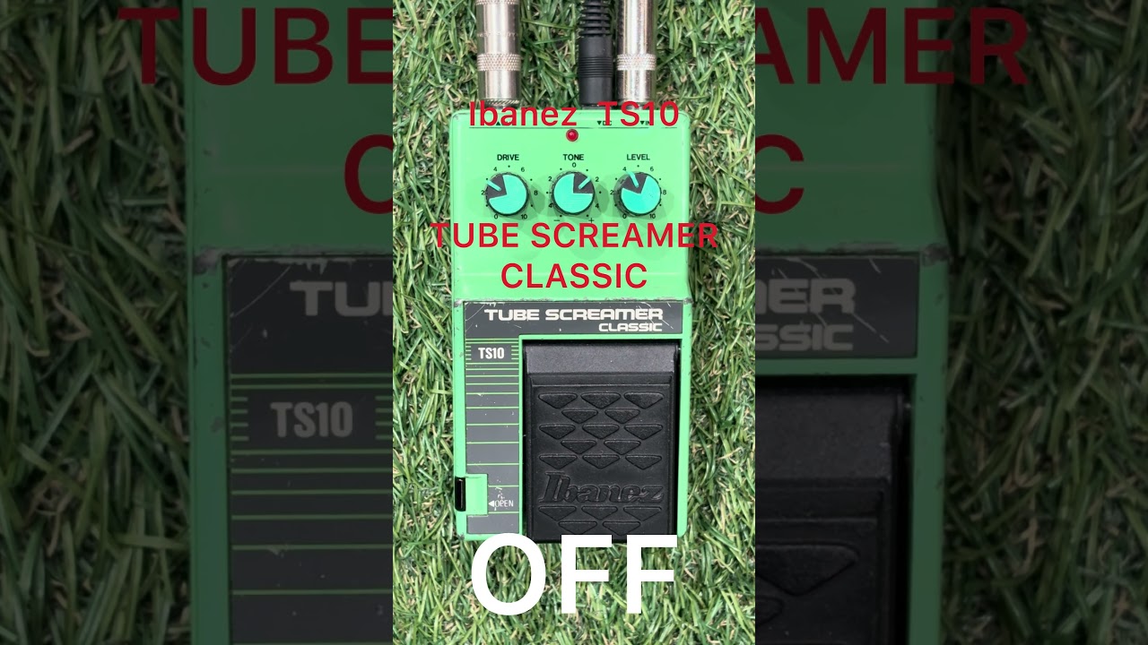Ibanez TS10 TUBE SCREAMER CLASSIC 試奏動画 - YouTube
