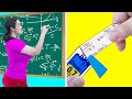 8 CRAZY WAYS TO SNEAK CHEAT SHEET INTO CLASS | FUNNY SCHOOL HACKS & COOL SITUATIONS BY CRAFTY HACKS