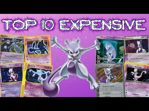 Top 10 Expensive Mewtwo Pokémon Cards!