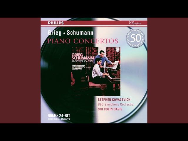 Schumann - Concerto pour piano:dernier mvt "Allegro vivace" : S.Kovacevich / Orch. Symph. BBC / C.Davis