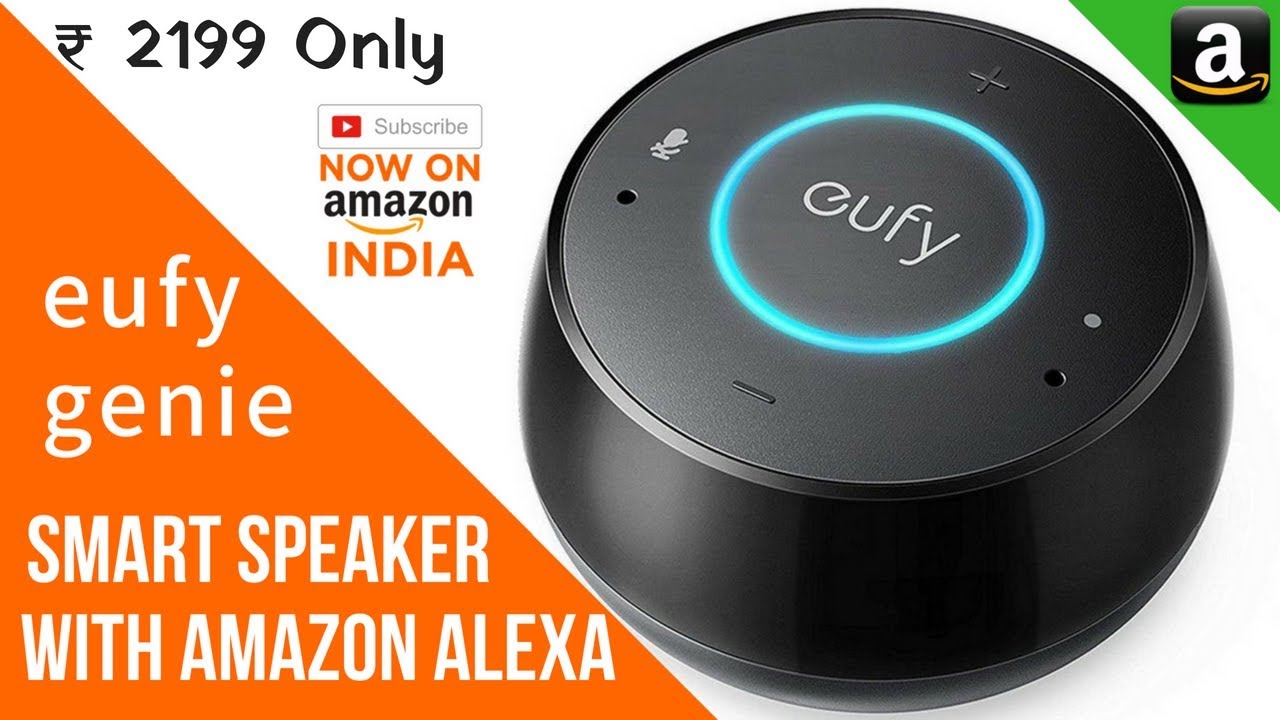 eufy genie smart speaker with amazon alexa