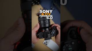 Sony A7IV Firmware 6.0 MASSIVE New Update! #SonyA7IV #SonyUpdate #FirmwareUpdate #CameraGear #Shorts