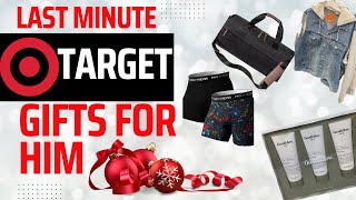 LAST MINUTE GIFTS IDEAS FOR HIM|TARGET CHRISTMAS SHOPPING GUIDE 2022