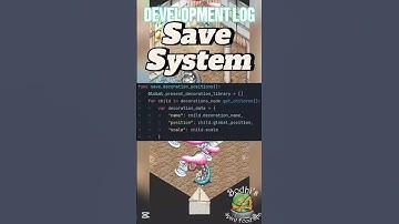 Save System for Decoration Game #godot #gamedev #art #indiedev #solodev #devlog
