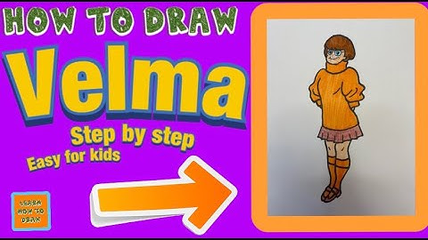 How to Draw Velma Step by Step