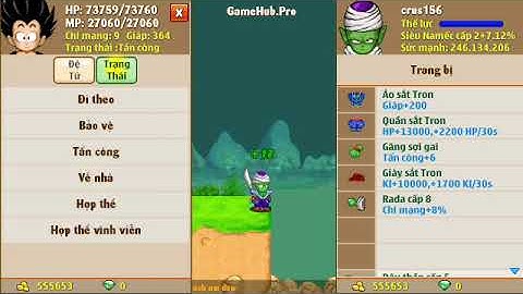 Ngọc Rồng Online| mở skill2 đệ tử và cái kết masenco