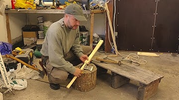 How to Handle Finnish Collared Axe with Snake Head Wedge