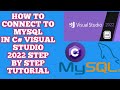 How to Connect to MySQL database in c# | Connect C# to MySQL