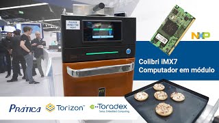 Speed Oven Industrial da Prática - Powered by NXP i.MX 7 Colibri SoM, Torizon | Toradex EW2023 Resimi