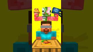 Left Or Right? Herobrine Burger Challenge #Monsterschool #Minecraft #Shorts #Herobrine #Trending