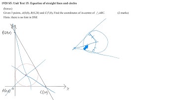 1920 ch15 unit test #bonus question coordinate geometry four centres of triangle