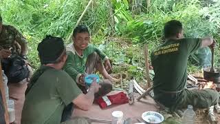 Camping Di Hutan kalimantan Hujan Seharian