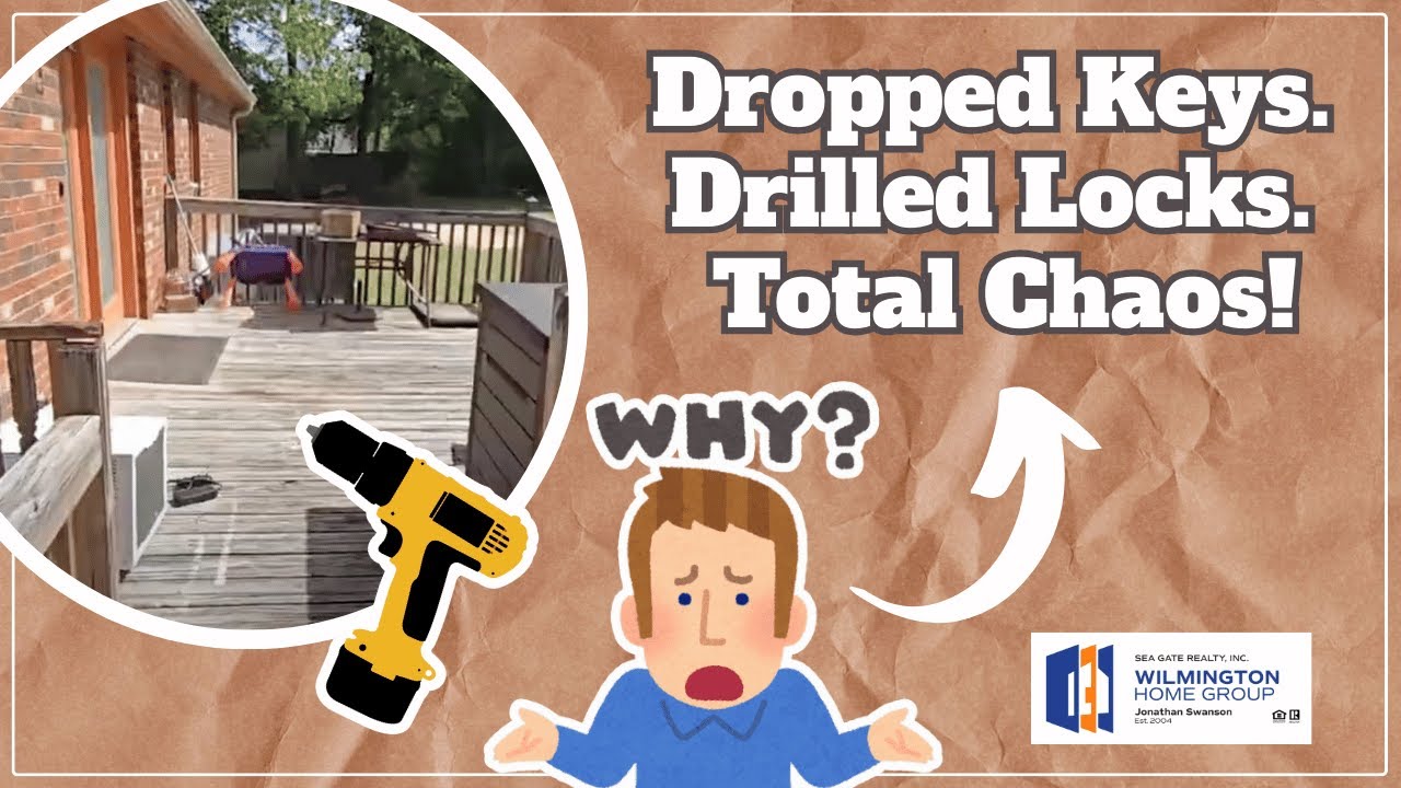 Dropped Keys & Drilled Locks: My Real Estate Nightmare! #shorts