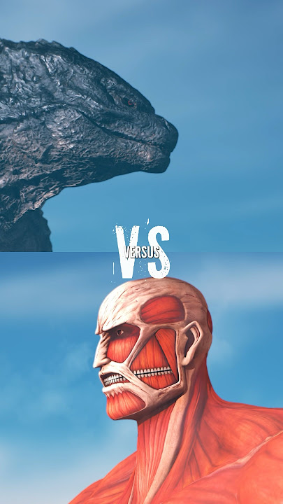 Godzilla vs Colossal Titan: Who Wins? | #godzilla #attackontitan