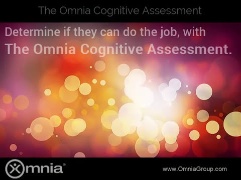 Omnia Cognitive Assessment - What it can do for you