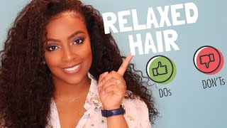 Relaxed Hair Do&#39;s and Don&#39;ts! Habits to Ditch &amp; Quick Tips to Start!
