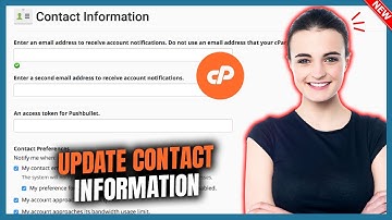 How to Update Contact Information in cPanel 2025