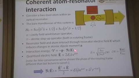 Whispering gallery mode optical microresonator Lecture III