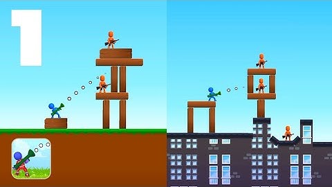 Bazooka Boy Gamplay Part 1 Level 1-25 (Android/IOS)