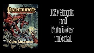 D20 Live D20 Simple and Pathfinder RPG Tutorial