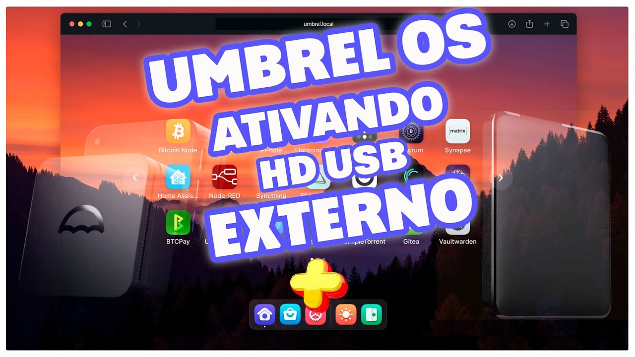 Desbloqueado HD Externo no UMBREL OS (Funcionando) Servidor pra sua casa ficou ainda mais fácil!